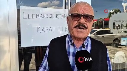 50 bin TL maaşla eleman bulamayınca kepenk indirdi...