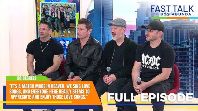 Fast Talk with Boy Abunda: 98 Degrees is back to perform their hits in Manila! (Full Episode 604)