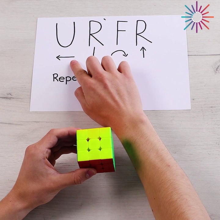Easiest solve for Rubik's Cube! 🙌💯