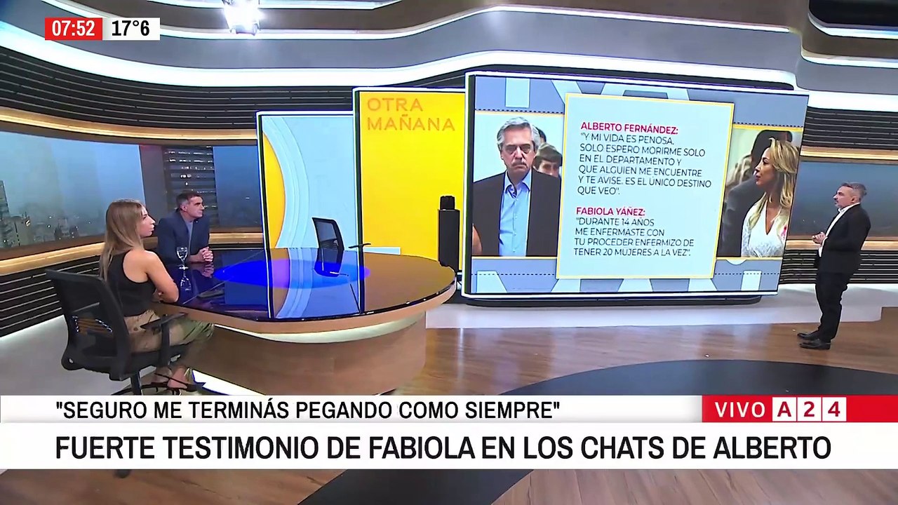 📱 Revelan chats del celular de Alberto Fernández