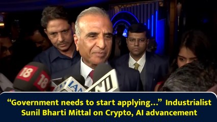 “Government needs to start applying…”  Industrialist Sunil Bharti Mittal on Crypto, AI advancement
