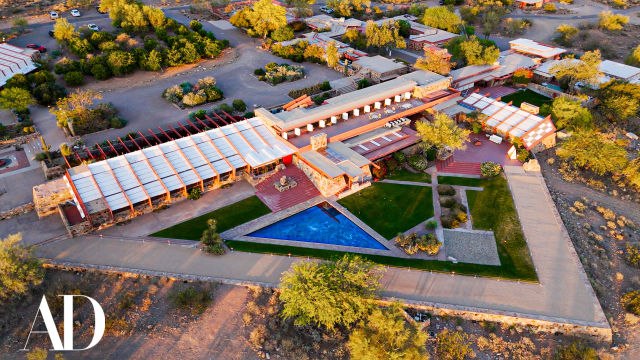 Inside Frank Lloyd Wright’s Design Workshop Built From The Desert