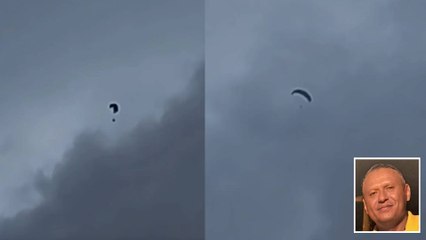 En video | Parapentista desapareció tras ser arrastrado por el viento en Villavicencio: no hay rastro