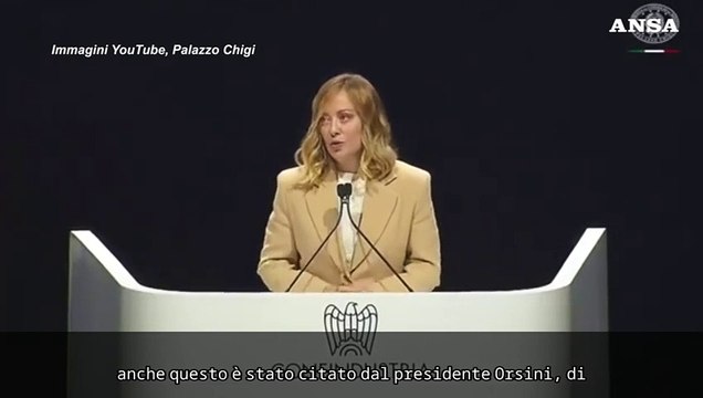 Meloni: L'Ue rimuova i dazi interni che si e' autoimposta