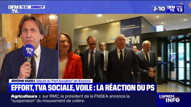 TVA sociale: Ce qu'il faut regarder, c'est l'origine de la crise des finances publiques , fustige Jérôme Guedj (PS)