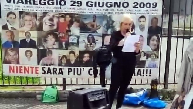 I nostri figli non torneranno a casa stasera : strage di Viareggio i familiari al processo di Appello ter