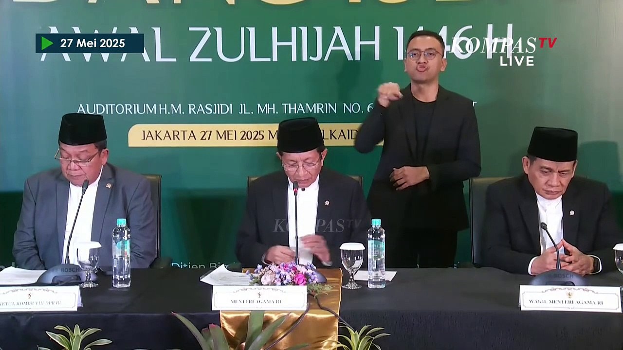 Hasil Sidang Isbat, Kemenag Tetapkan Lebaran Iduladha Jatuh pada Jumat 6 Juni 2025