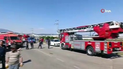 İzmir’de plastik sandalye fabrikasında yangın