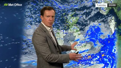 Met Office Tuesday evening weather forecast 27/05/2025