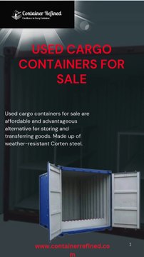 Used Cargo Containers for Sale: Sustainable & Cost-effective Storage