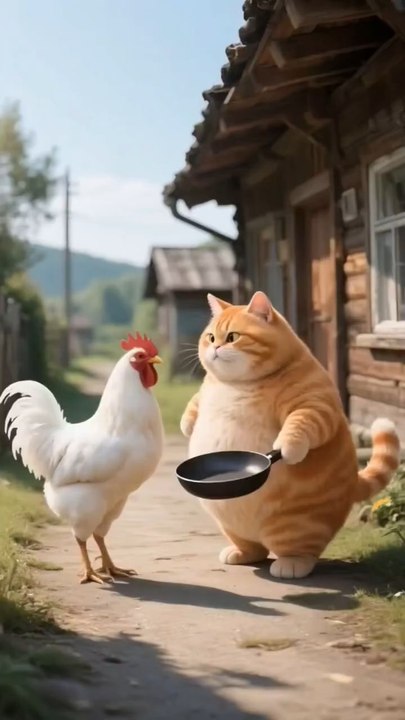 Cat and cock revenge story😦