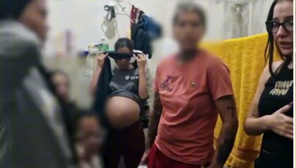 Any Awuada, que ficou famosa por afirmar ter transado com Neymar, chora ao mostrar cela onde está presa