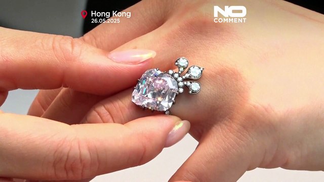 NO COMMENT: Se subasta un diamante rosa vinculado a la realeza francesa que vale millones