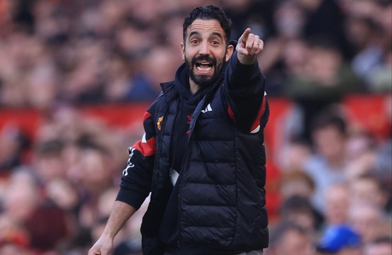 Ruben Amorim claims Man Utd are 'blessed' by not playing in the Champions League