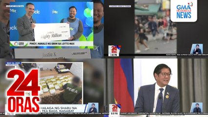 24 Oras: (Part 3) Pinoy, nanalo sa lotto sa Canada; Rambol sa Karakol; mahigit P1B halaga ng shabu sa Pampanga; PBBM, iginiit na hindi magbibitiw, atbp.