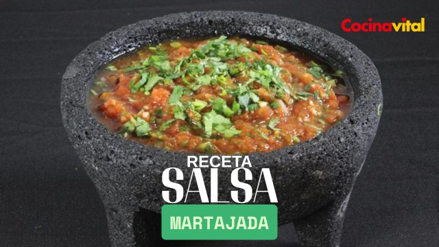 ¡Prepara esta salsa martajada! Ideal para una carnita asada | Recetas de Salsas | Cocina Vital