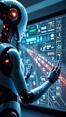 AI Robot as a Traffic Police Officer | Everyday with AI 🚦🤖