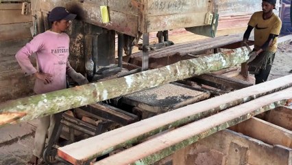 Woodworking Process 5x5 with Modern Sawmill