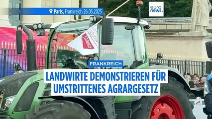 Frankreichs Landwirte demonstrieren für umstrittenes Agrargesetz