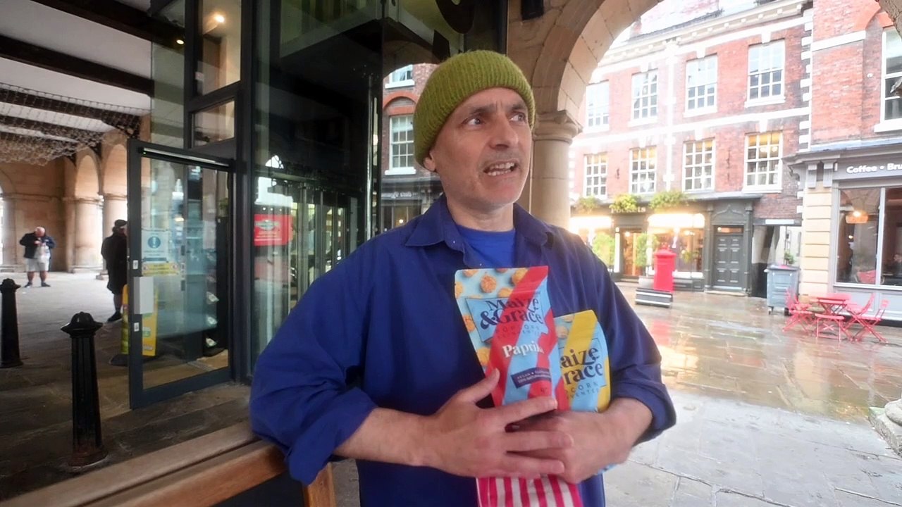 Old Market Hall Cinema, Shrewsbury. Getting ready for to be part of a multi venue arts event across Shropshire