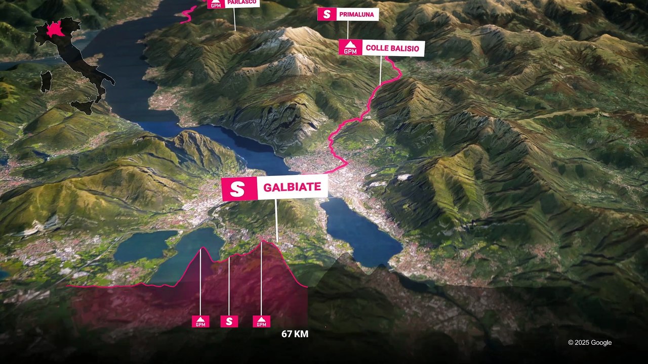 Giro 2025, Étape 18 : Morbegno-Cesano Maderno, parcours, profil et horaire - Cyclisme - Giro