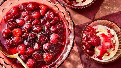 How to Make Classic Cherries Jubilee