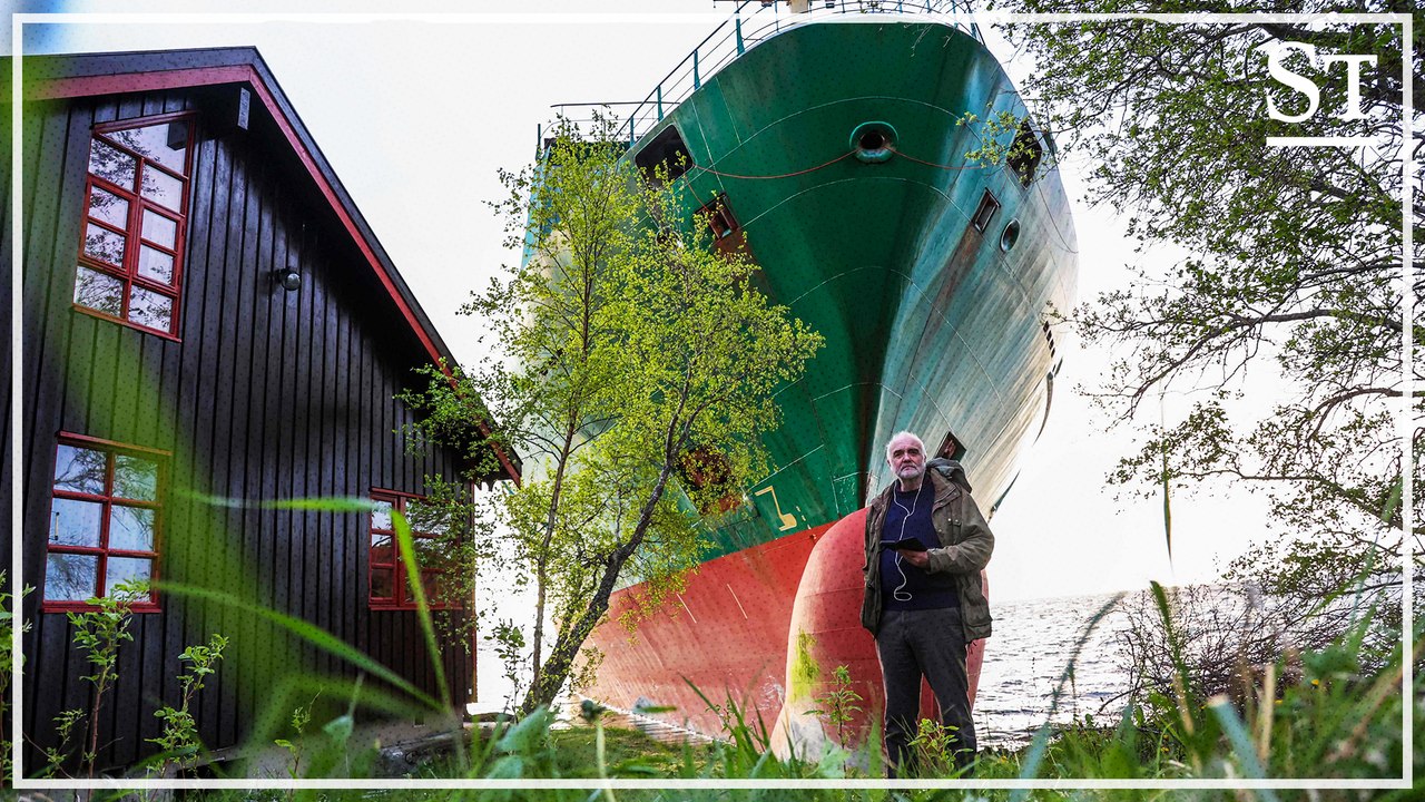 Warum die halbe Welt das Containerschiff in Johans Garten feiert
