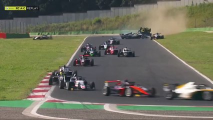 Italian F4 Championship Group A C 2025 Vallelunga Race 3 Big Crash