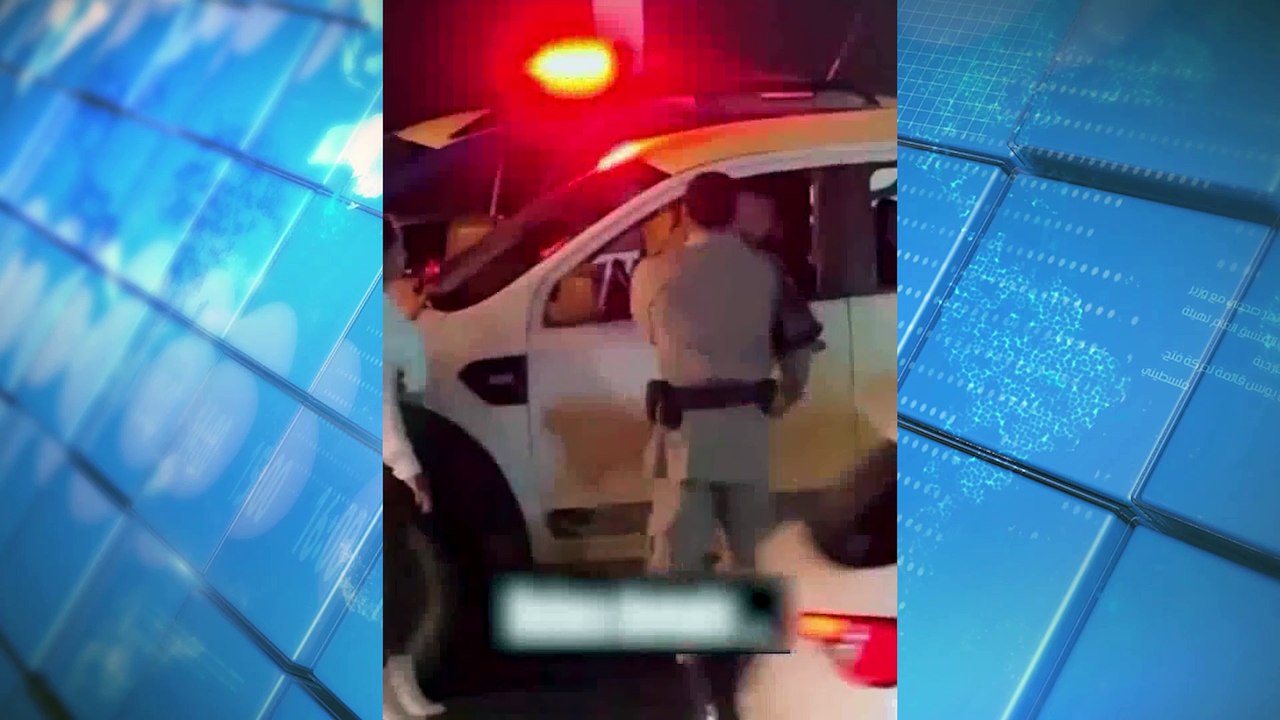 Motorista é nocauteado por policial após avançar durante abordagem