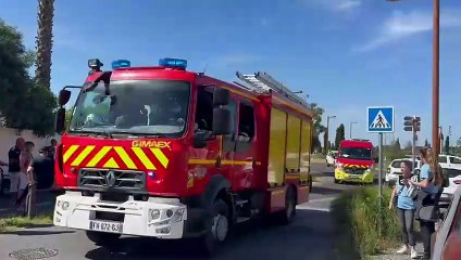 Incendie dans un camping au Cap d'Agde, un poste de commandement mis en place,