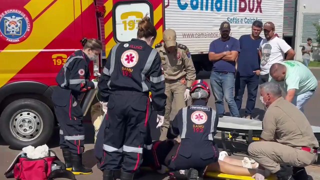 Colombiano fica gravemente ferido em colisão com carro na PR-323, em Umuarama