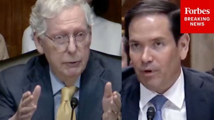 'Let's Take A Look At What It Costs To Have An Actual War': Mitch McConnell Presses Rubio Over Aid Cuts
