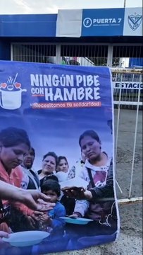 La organización Ningún pibe con hambre recolectó alimentos para comedores populares