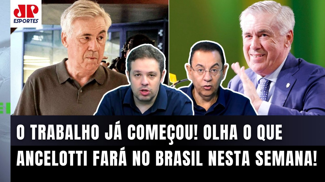 SURPREENDENTE??? "Gente, A NOTÍCIA DE HOJE é que o Ancelotti vai..." VEJA esse DEBATE sobre a Seleção!