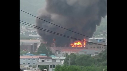 경기 남양주 화도읍 공장 화재...큰 불길 잡혀 / YTN