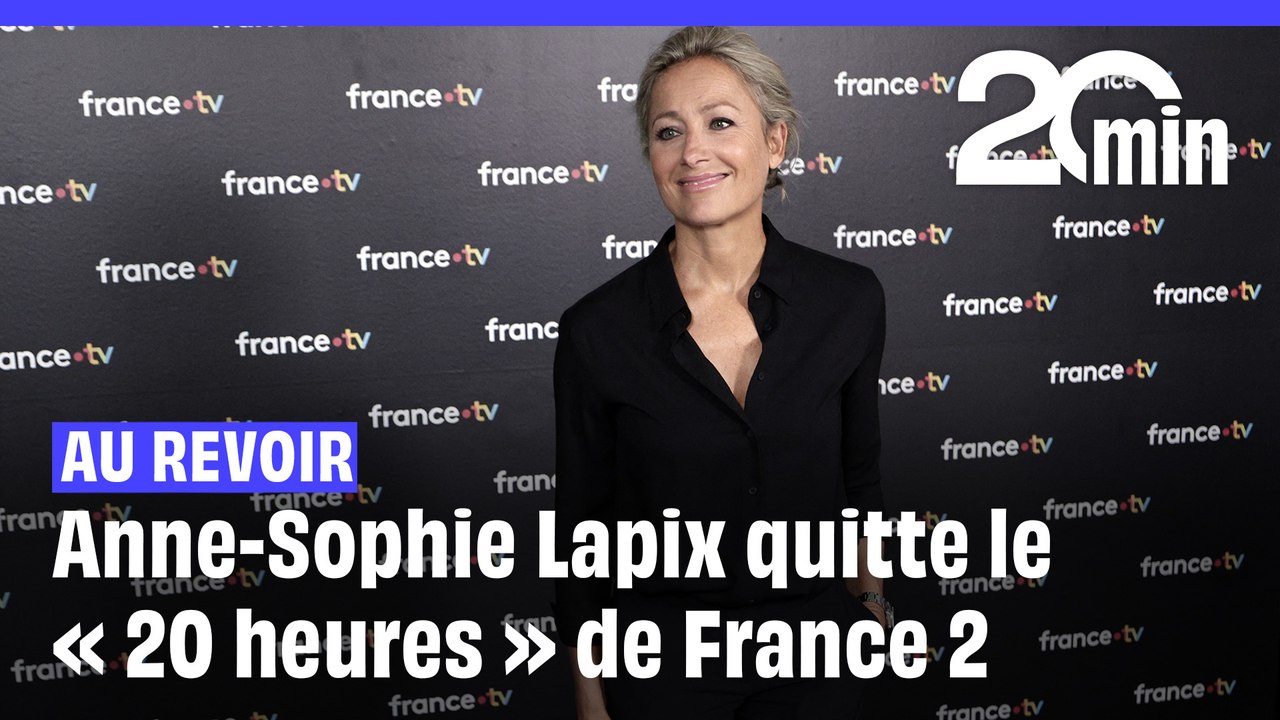 Anne-Sophie Lapix quitte la présentation du « 20 heures » de France 2