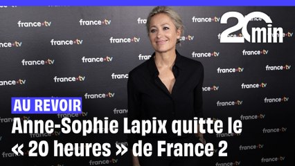 Anne-Sophie Lapix quitte la présentation du « 20 heures » de France 2