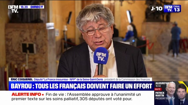 Dette: Ce qui est indécent, c'est de la creuser en faisant des cadeaux à ceux qui n'en ont pas besoin, et c'est la marque du macronisme , affirme Éric Coquerel (LFI)
