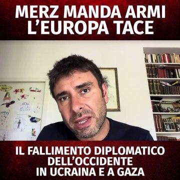 Di Battista - Merz manda armi, l’Europa tace: il fallimento diplomatico dell’Occidente in Ucraina e a Gaza (27.05.25)