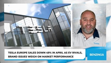 Tesla Europe Sales Down 49% in April as EV Rivals, Brand Issues Weigh on Market Performance