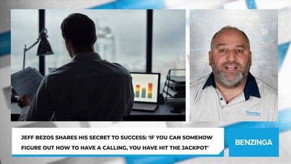 Jeff Bezos Shares His Secret To Success: 'If You Can Somehow Figure Out How To Have A Calling, You Have Hit The Jackpot'