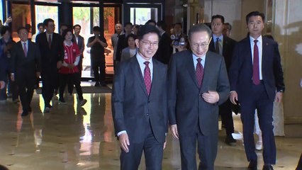 김문수 만난 MB "단일화 끝까지 설득하는 모습 보여야" / YTN