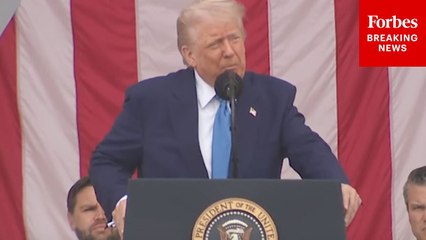 Trump: 'We Commemorate 250 Years Since The First American Patriots Fell On The Field Of Battle'