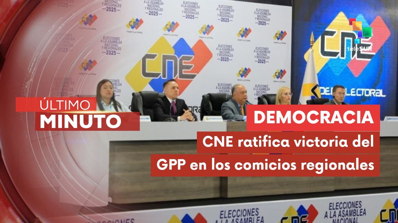 CNE adjudica los cargos electos en elecciones regionales y legislativas