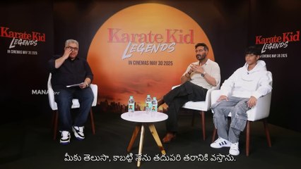 Jackie Chan & Ajay Devgn Interview AboutKarate Kid Legends Movie | Yug Devgn | Manastars