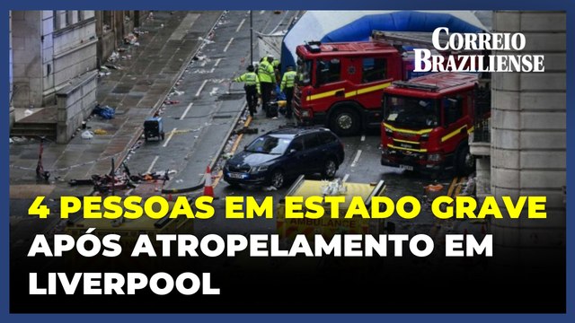Quatro pessoas em estado grave após atropelamento durante comemorações do Liverpool