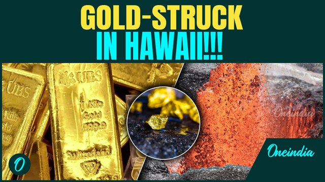 Scientists strike GOLD in Hawaii | VOLCANO spits-out several Precious Metals