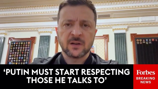 Ukraine's Volodymyr Zelensky Calls For New International Sanctions On Russia Amidst Strikes Condemned By Trump