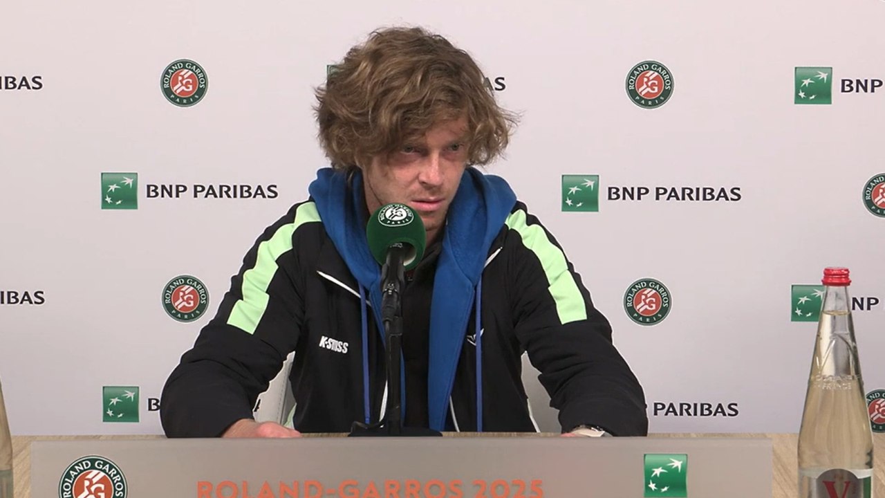 Roland-Garros 2025 : Andrey Rublev : "Carlos Alcaraz et Jannik Sinner... les meilleurs après le Big 4"