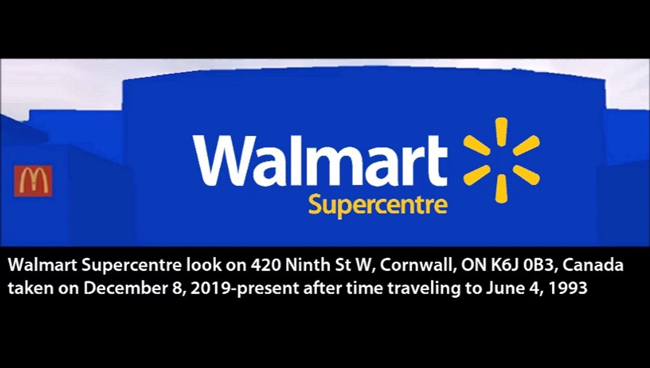 how Walmart Supercentre will look like on 420 Ninth St W, Cornwall, ON K6J 0B3, Canada when time travel gets invented